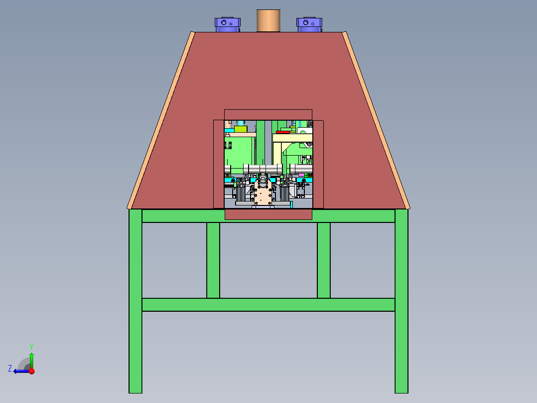 T885 锂电软包真空注液机右视图