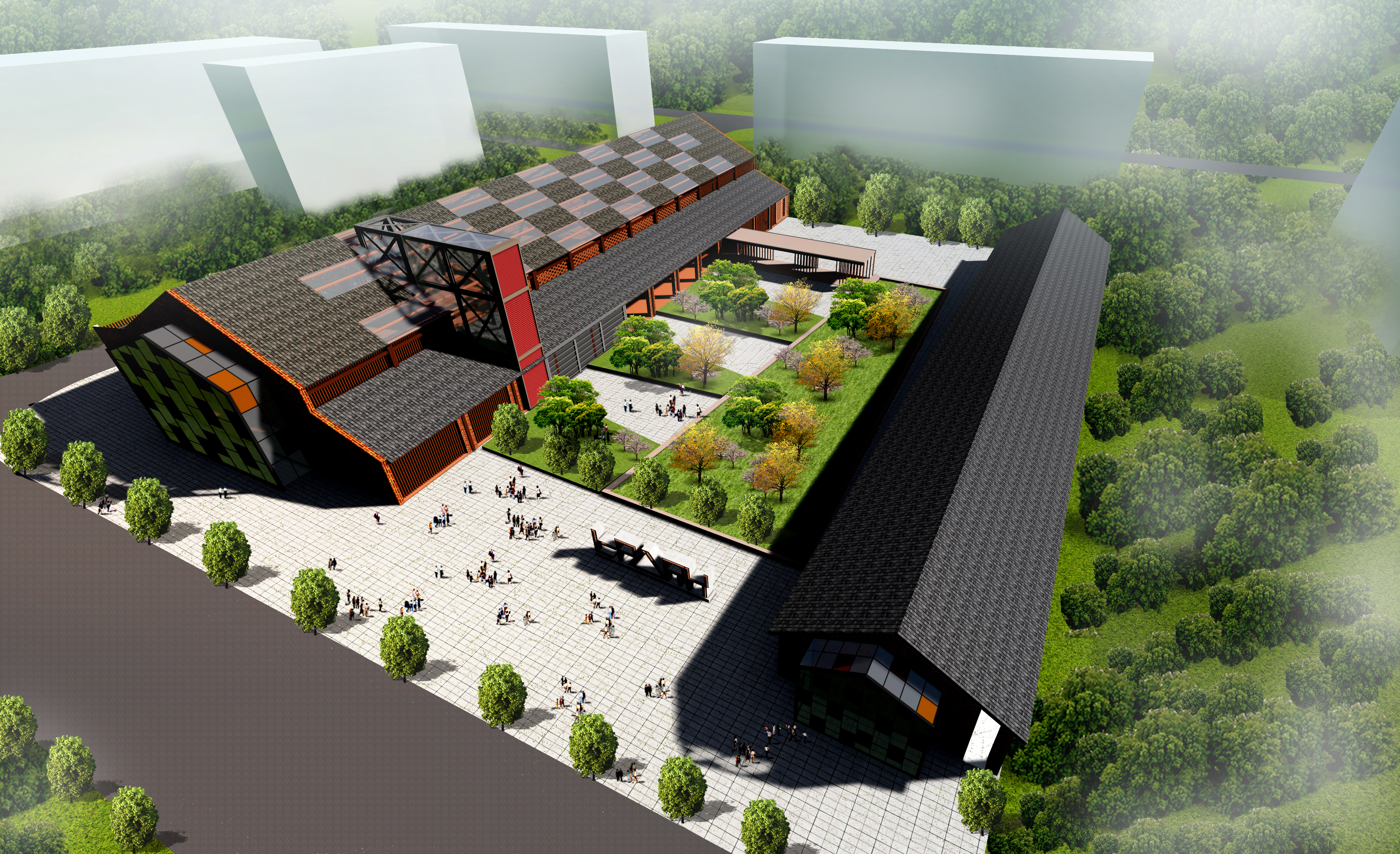 YX-900229 工业 厂房 物流su cad合集