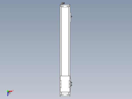 Toyo东佑达直线模组-ECH12-700-BM-100W俯视缩略图