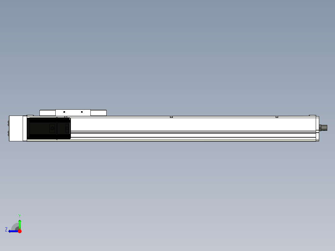 Toyo东佑达直线模组-ECH14-550-BL-400W右视图