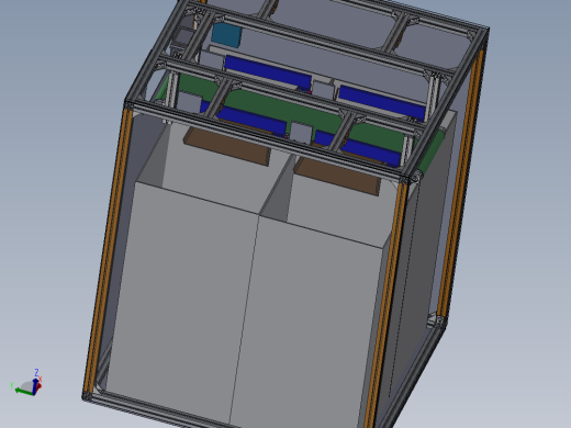 垃圾、物料自动分类3D图纸 生产线自动分类输送线 物料分类3d模型