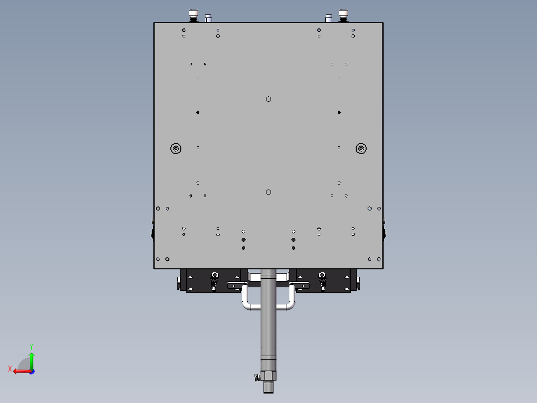 贴胶治具后视图