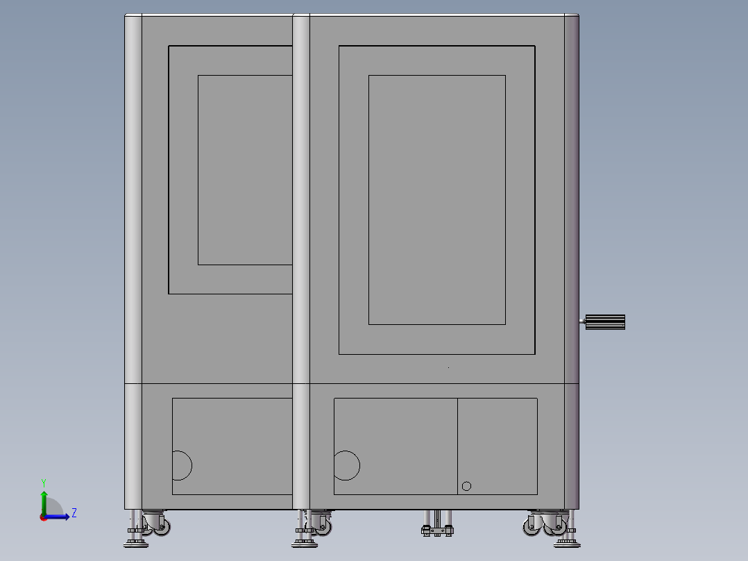 线圈上下料及自动浸锡机左视图