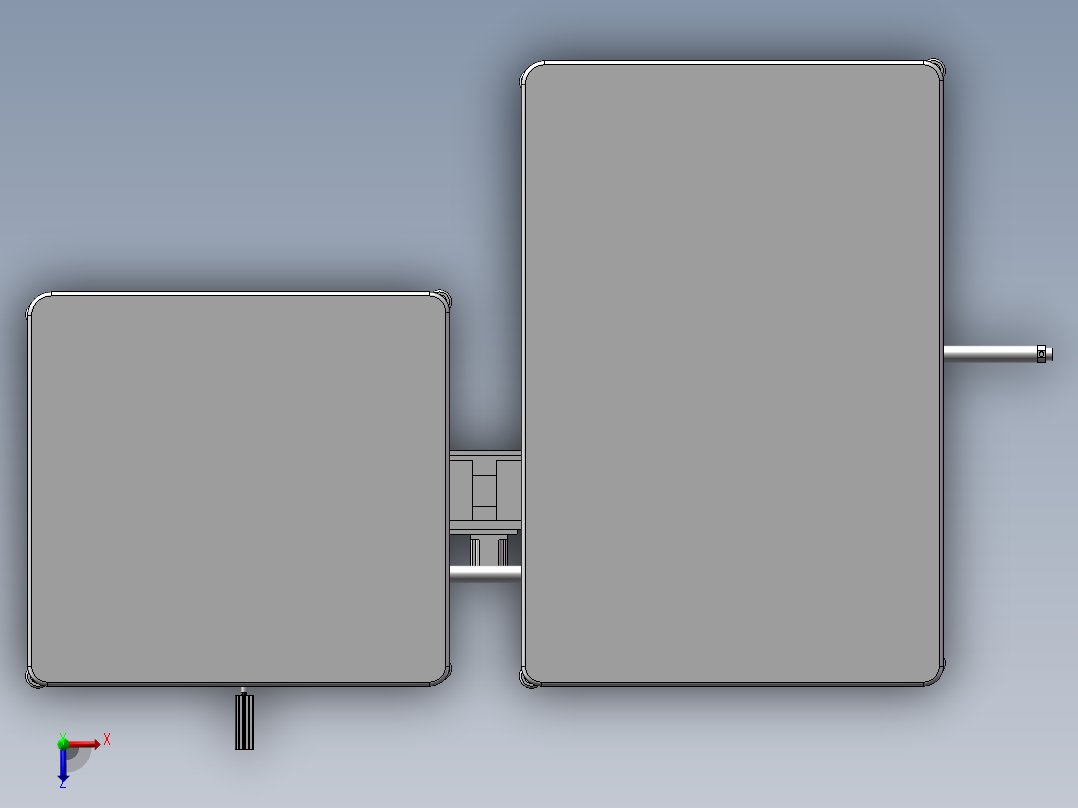 线圈上下料及自动浸锡机俯视图