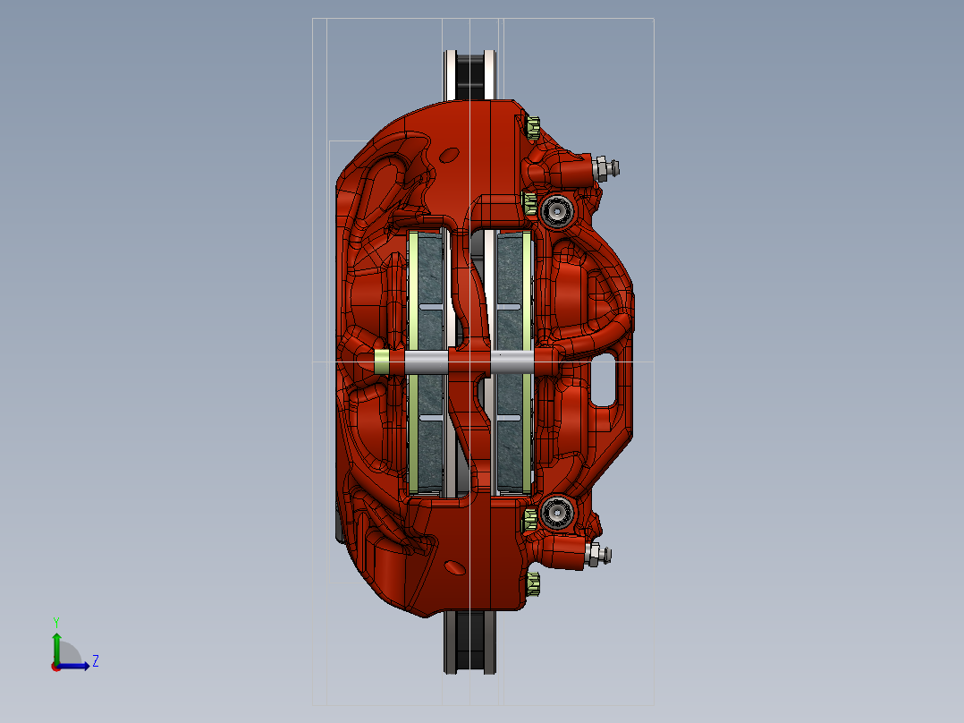 制动器 (36)左视图