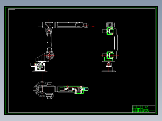 搬运机器人CAD图纸==1553992==120