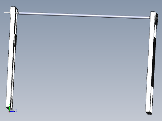 电镀行车模型左视缩略图