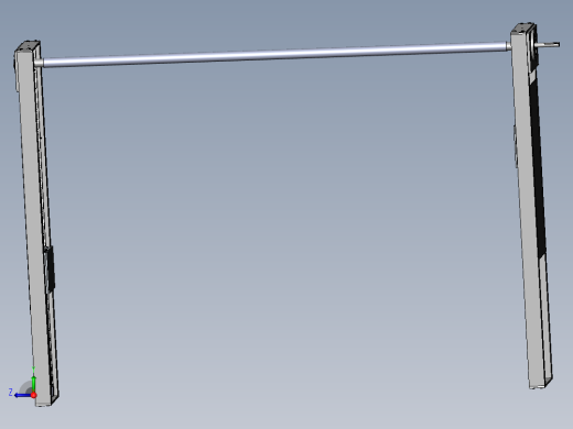 电镀行车模型右视缩略图