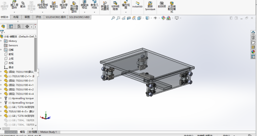 电镀行车模型缩略图