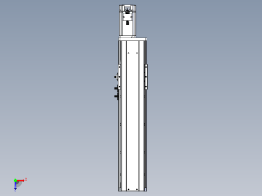 东锦丝杆传动-直线滑台模组DH102-C-L10-S300-BC-P400W-C3俯视缩略图