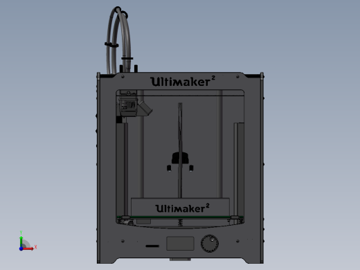 Ultimaker2 3D打印机全套细节图纸前视缩略图