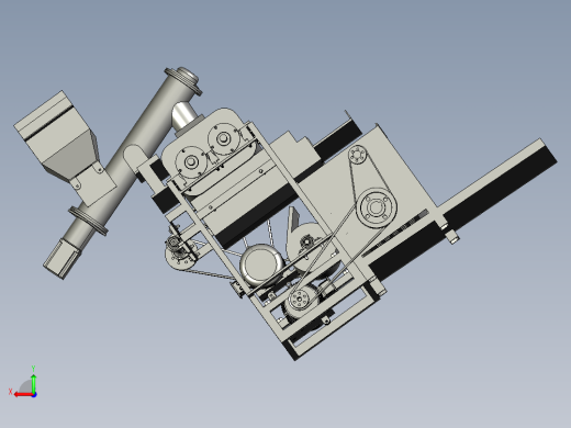 板栗脱蓬去壳一体机 装配体04-10后视缩略图