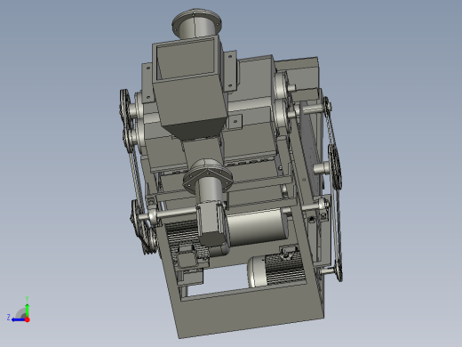 板栗脱蓬去壳一体机 装配体04-10右视缩略图