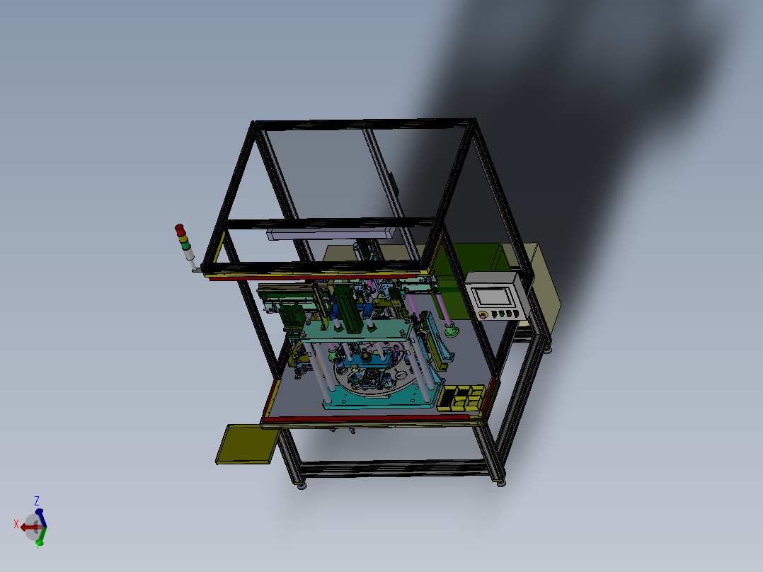 自动组装检测油泵弹簧片和联轴器设备sw15可编辑