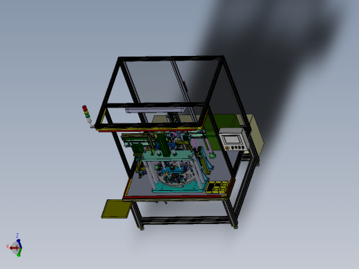 自动组装检测油泵弹簧片和联轴器设备sw15可编辑