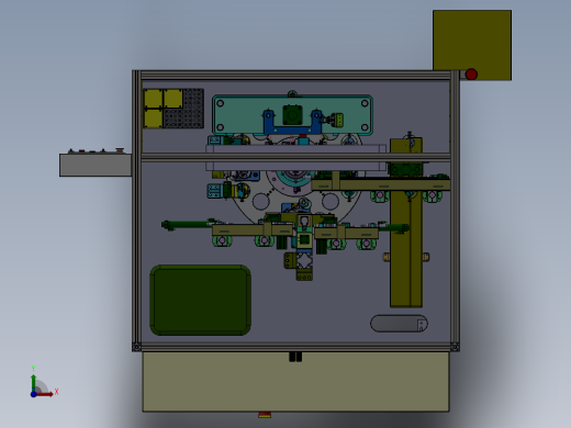 自动组装检测油泵弹簧片和联轴器设备sw15可编辑前视缩略图