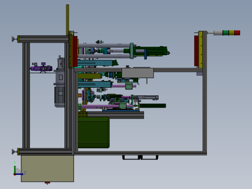 自动组装检测油泵弹簧片和联轴器设备sw15可编辑左视缩略图