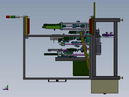 自动组装检测油泵弹簧片和联轴器设备sw15可编辑右视缩略图