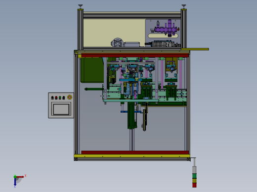 自动组装检测油泵弹簧片和联轴器设备sw15可编辑俯视缩略图