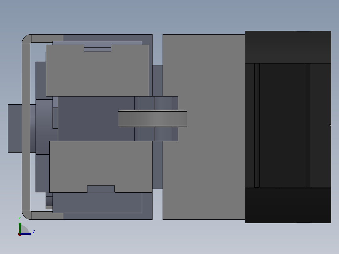 MS848生久锁左视图