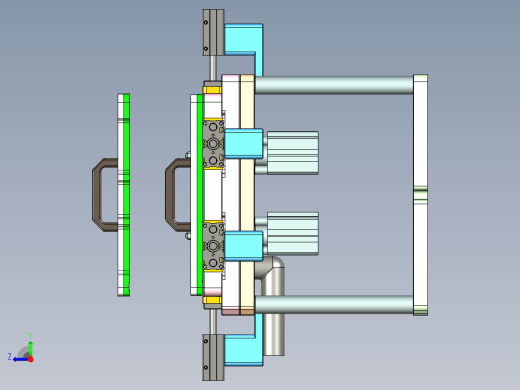 AAPB0-TRIM-笔记本CNC工装夹具三维模型CNC5-0302右视缩略图