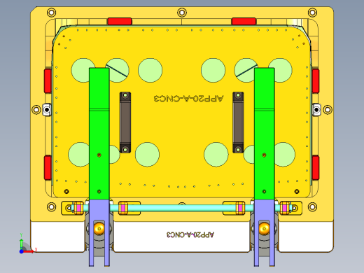 APP20-A-笔记本CNC工装夹具三维模型CNC3-0714前视缩略图