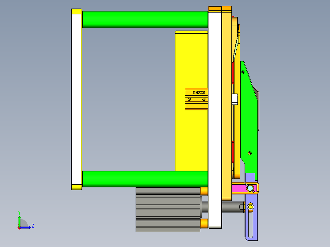 APP20-A-笔记本CNC工装夹具三维模型CNC3-0714左视图