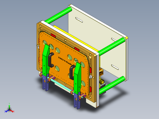 APP20-A-笔记本CNC工装夹具三维模型CNC3-0714正等轴测缩略图