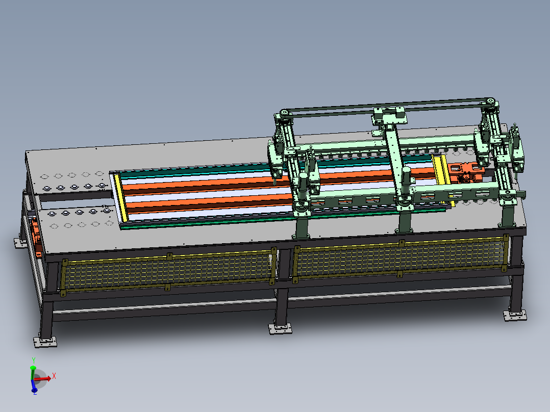 双加强筋定位机构sw19