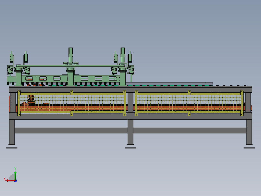 双加强筋定位机构sw19后视图