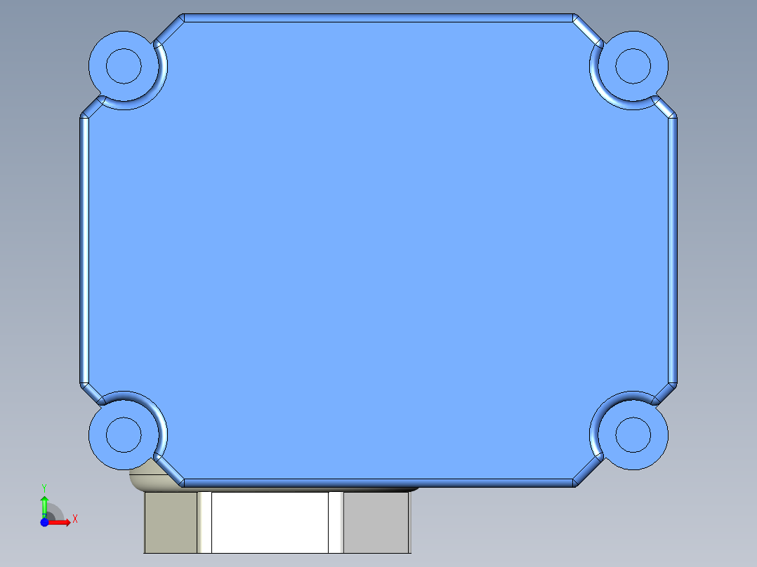 DN15 SUS304电动阀3-6V前视图