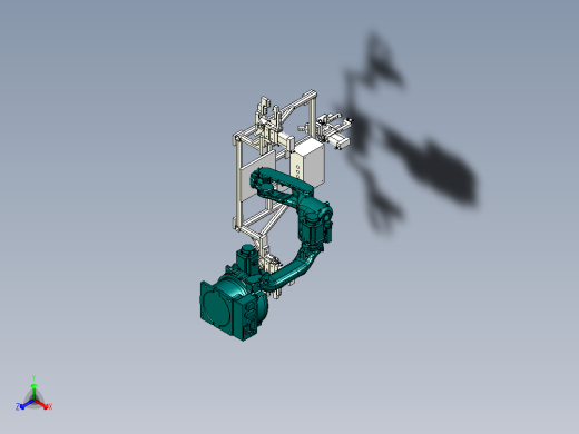汽车行李舱激光焊机器人抓具设计