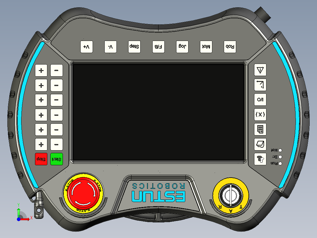 埃斯顿示教器前视图