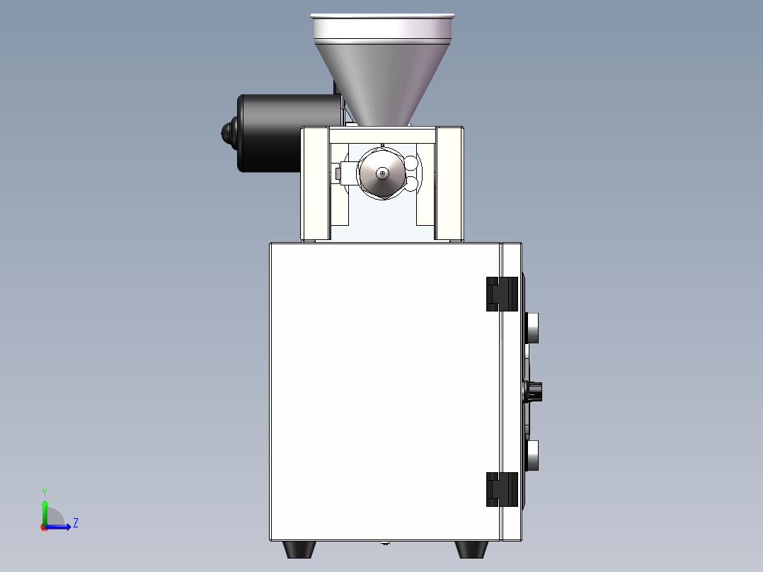 小型挤塑机左视图