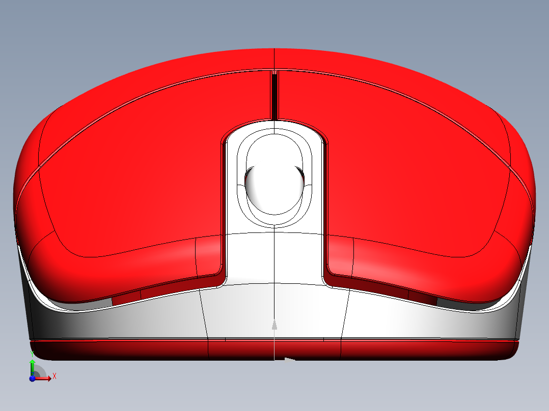 鼠标原型前视图
