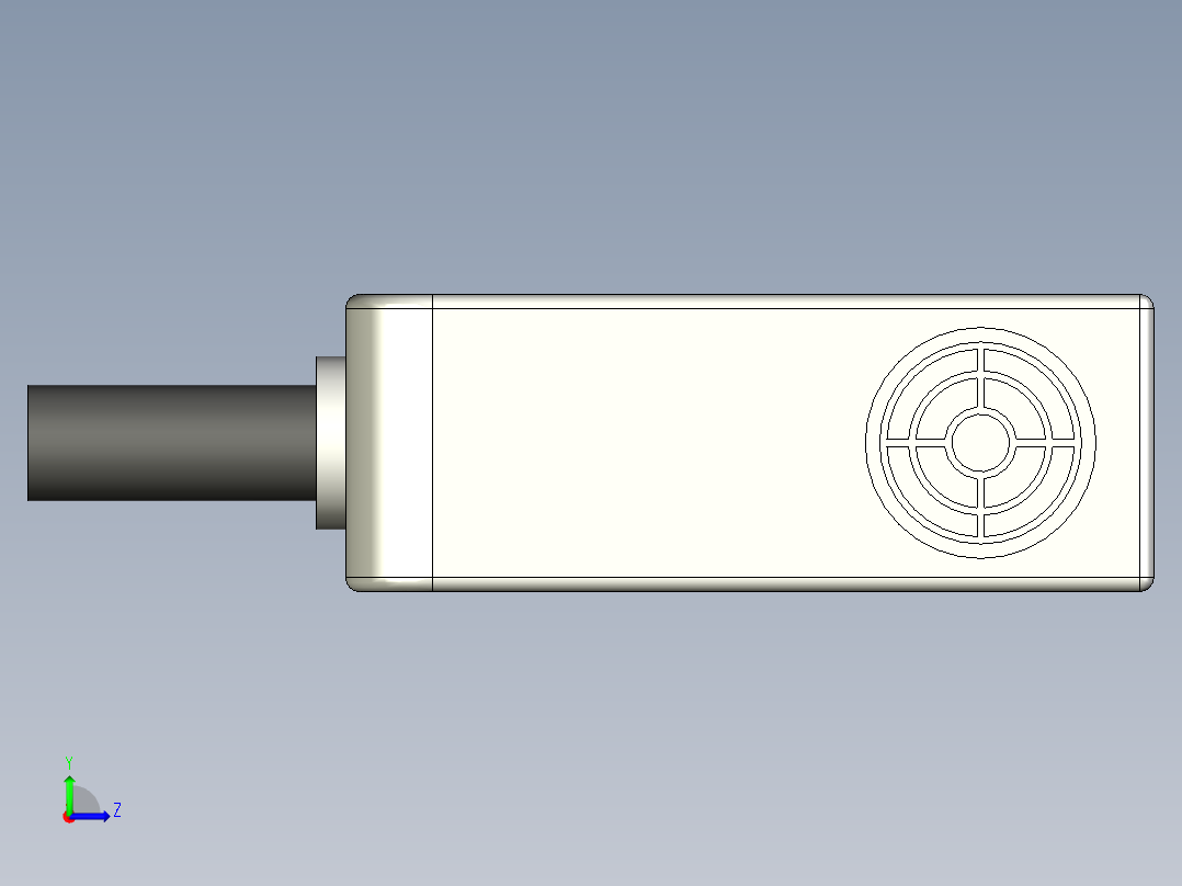 感应立方体传感器左视图