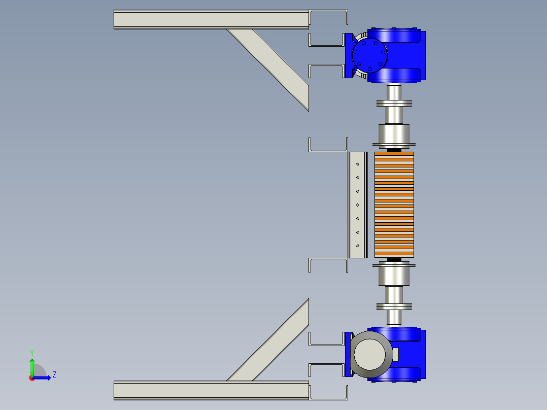 B2004095-塑料粉碎机左视图