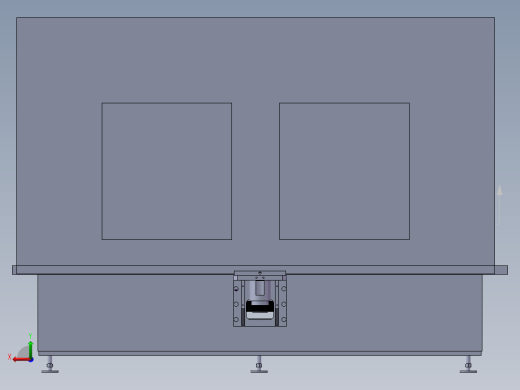 数控机床、数控精密研磨机床3D模型 Solidworks设计后视缩略图