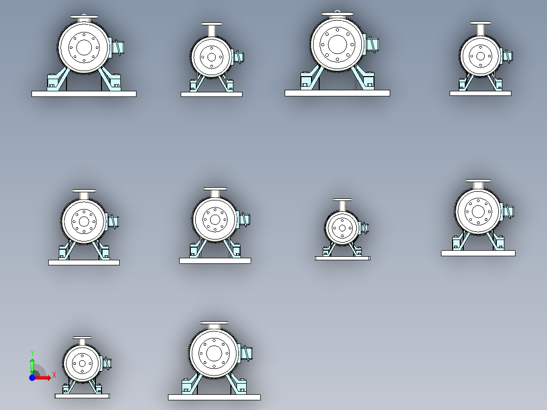 单级均质乳化泵前视图