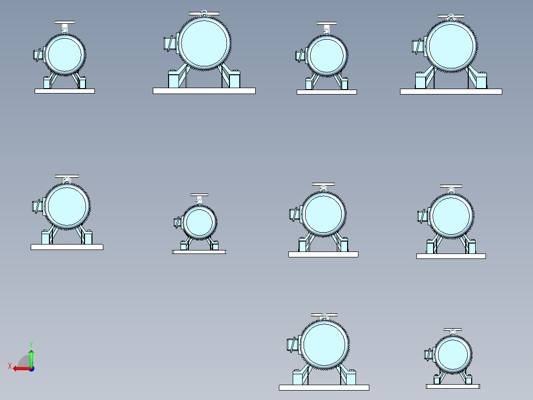 单级均质乳化泵后视图