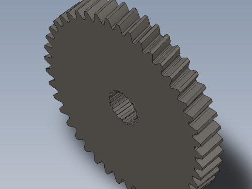 两相加速机 3D模型SolidWorks三维设计图缩略图