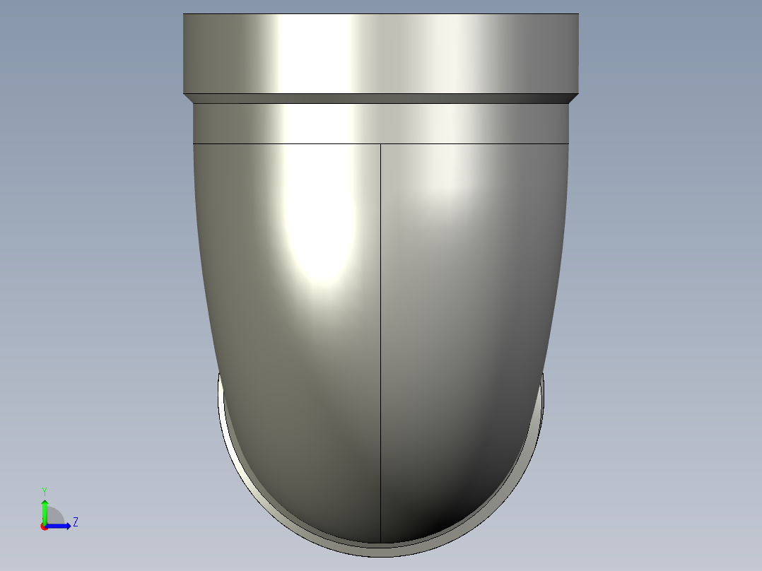 螺纹管弯头-等径内外丝 DN25左视图