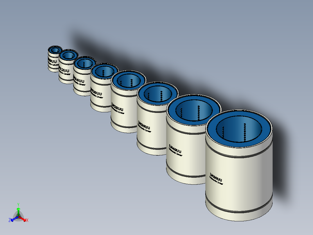 直线轴承，线性轴承-各种尺寸