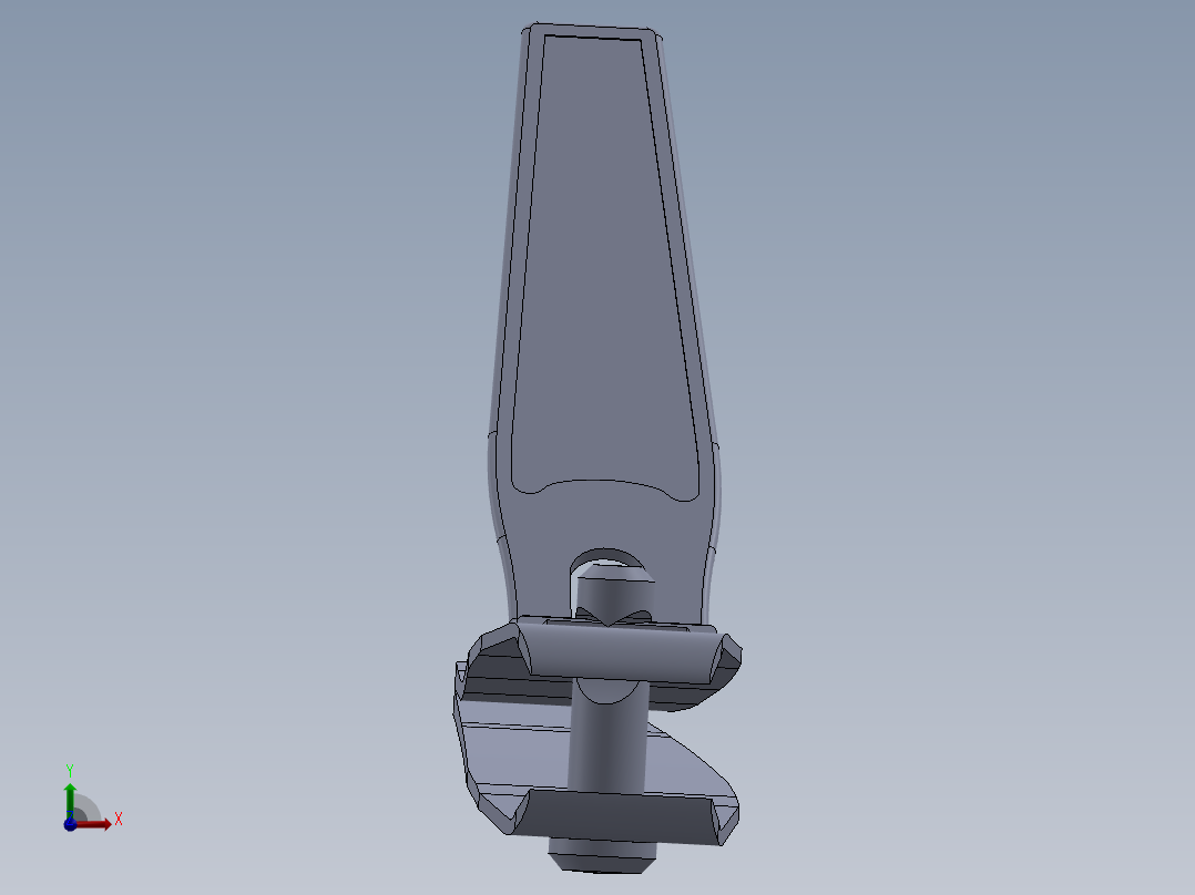 简易指甲刀  sw22前视图