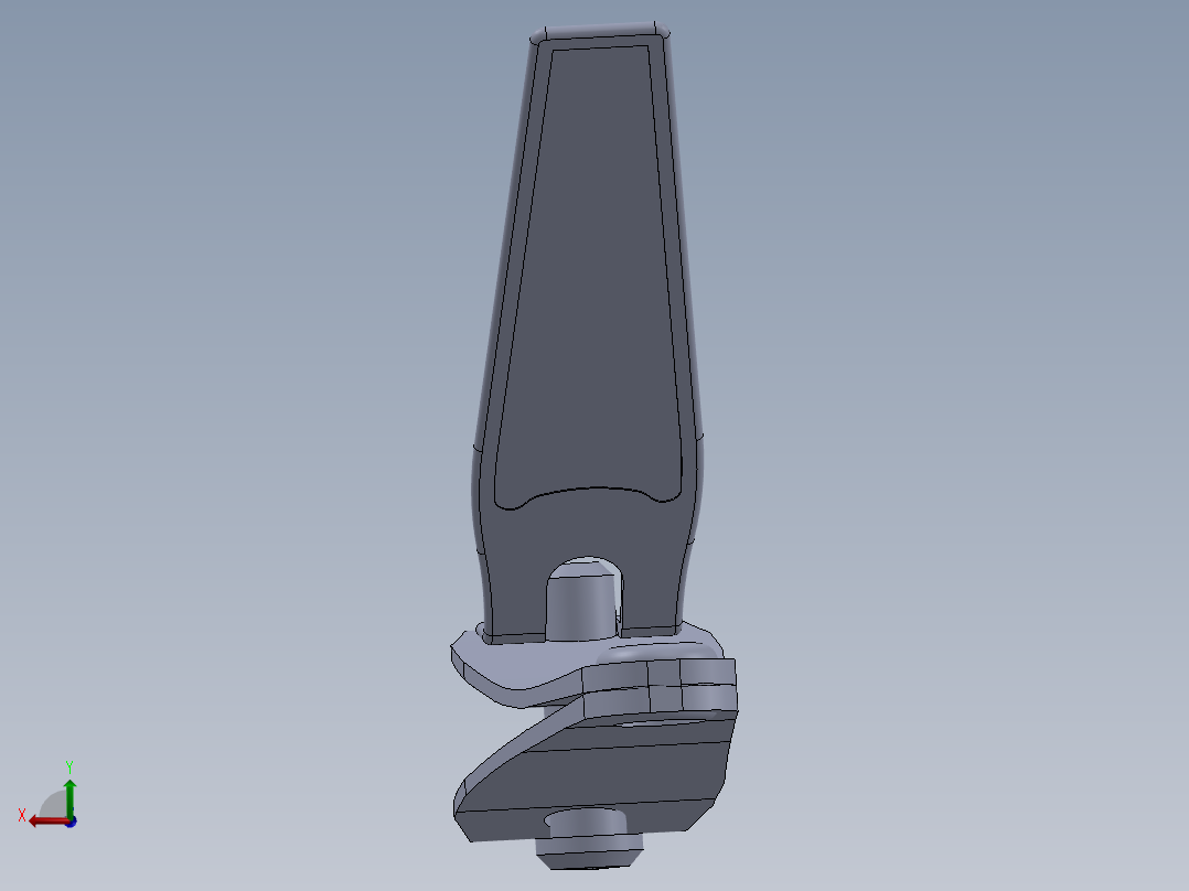 简易指甲刀  sw22后视图