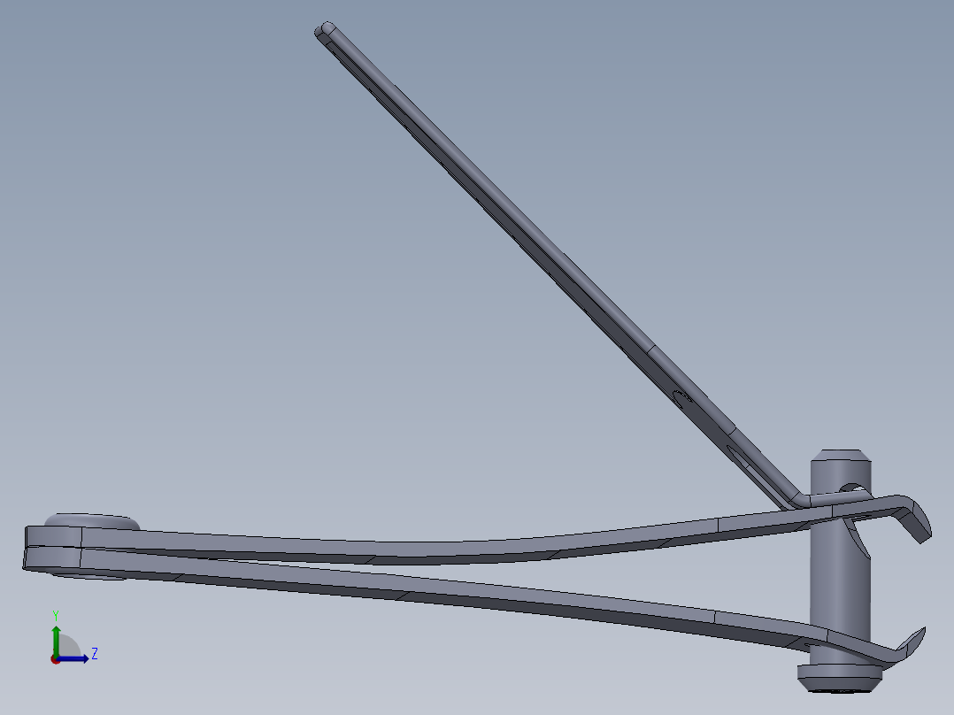简易指甲刀  sw22左视图
