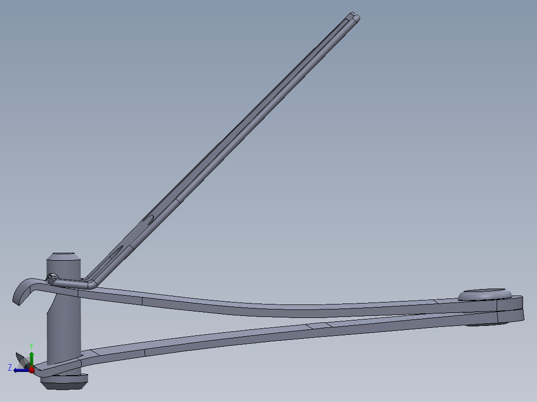 简易指甲刀  sw22右视图