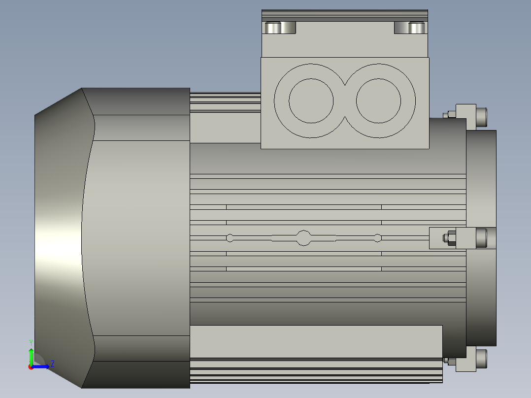 STP_040_040_18_040_FA_20_040_63B14_B14_1_63B14_040_无_A1_空心轴_B14电机左视图