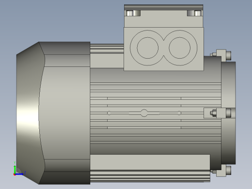 STP_040_040_18_040_FA_20_040_63B14_B14_1_63B14_040_无_A1_空心轴_B14电机左视缩略图