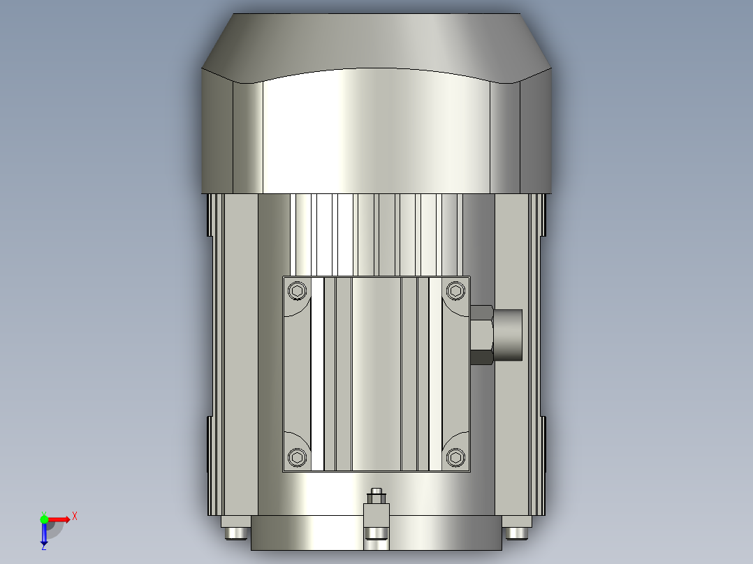 STP_040_040_18_040_FA_20_040_63B14_B14_1_63B14_040_无_A1_空心轴_B14电机俯视图
